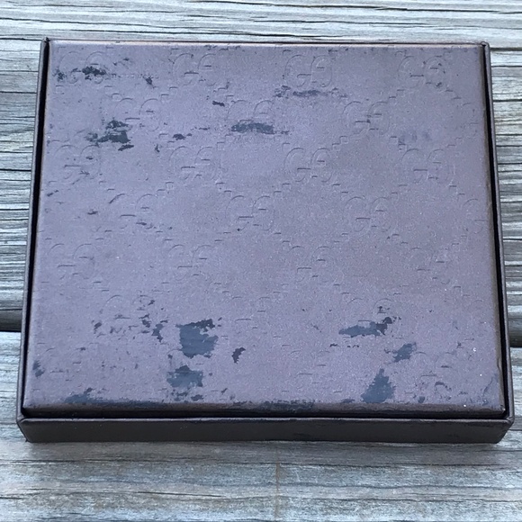 Gucci Men Wallet Authentic Black Bi fold Card Hold - Picture 6 of 8